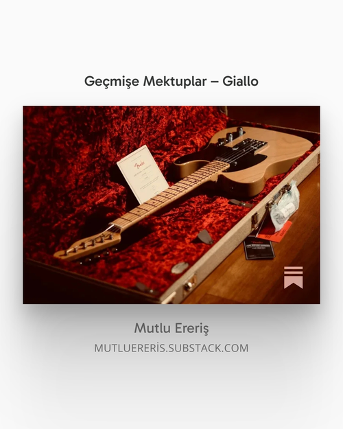 Geçmişe Mektuplar Giallo
